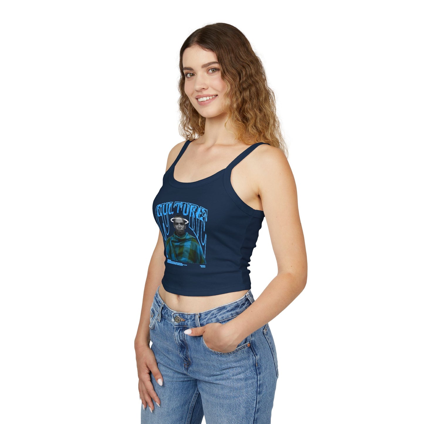 Trendy Culture Graphic Spaghetti Strap Tank Top for Women