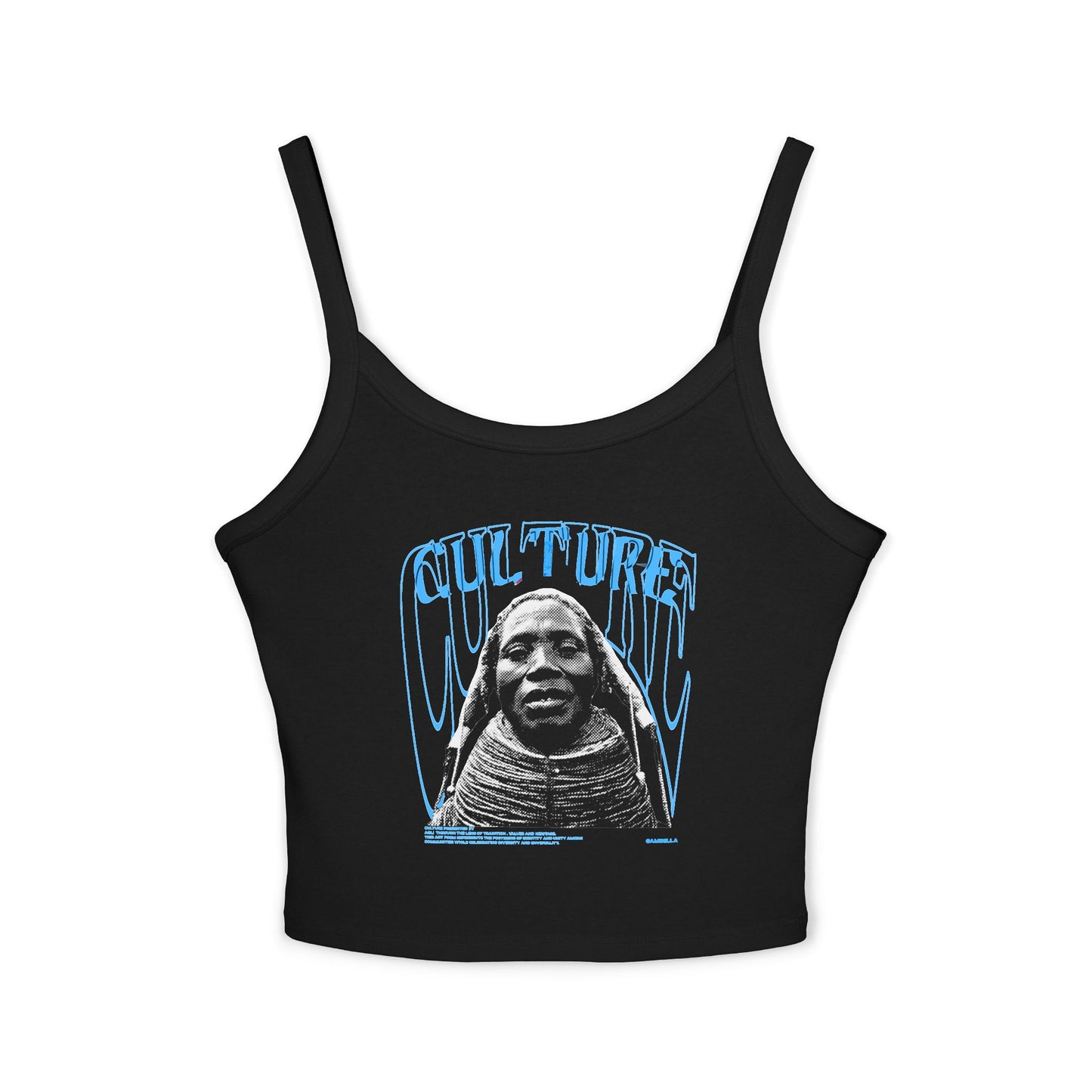 Trendy Culture Graphic Spaghetti Strap Tank Top for Women
