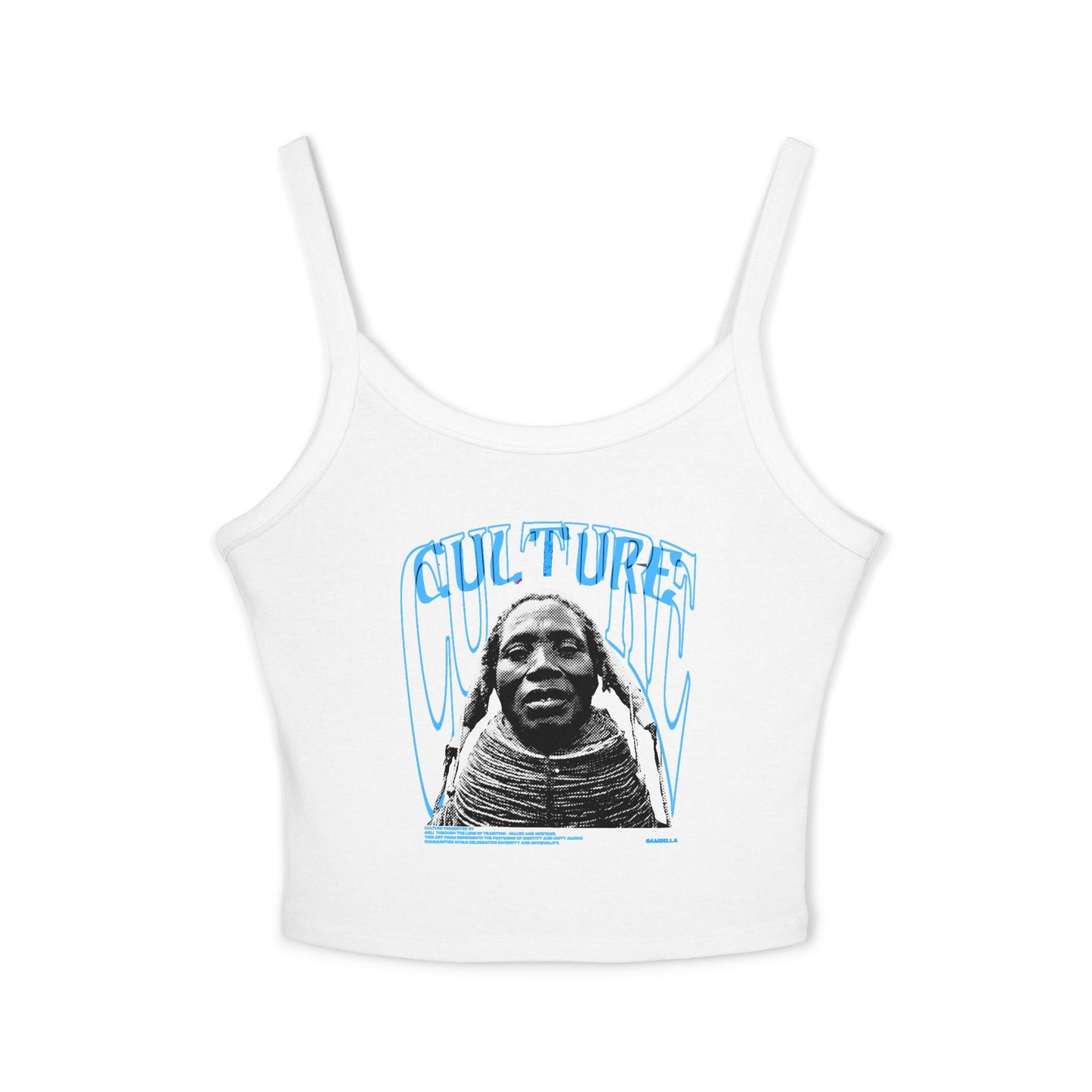 Trendy Culture Graphic Spaghetti Strap Tank Top for Women