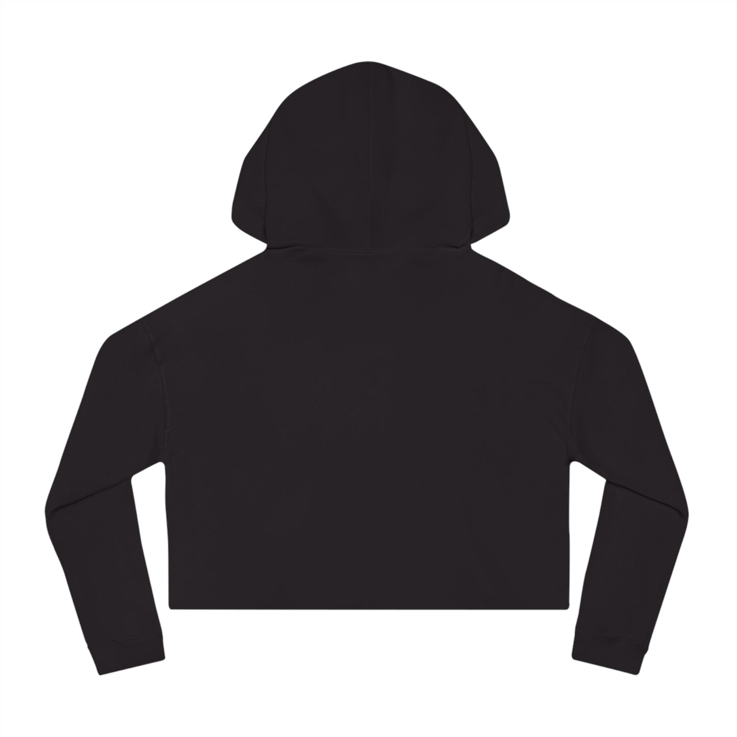 Cropped Hooded Sweatshirt - 'CULTURE' Graphic Tee for Trendy Women