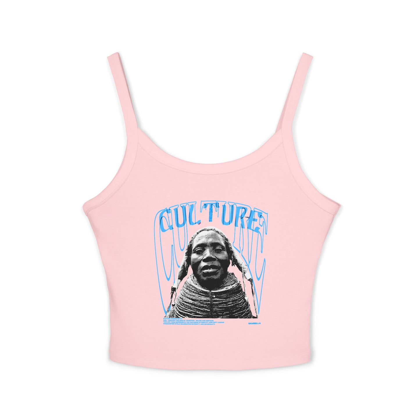 Trendy Culture Graphic Spaghetti Strap Tank Top for Women