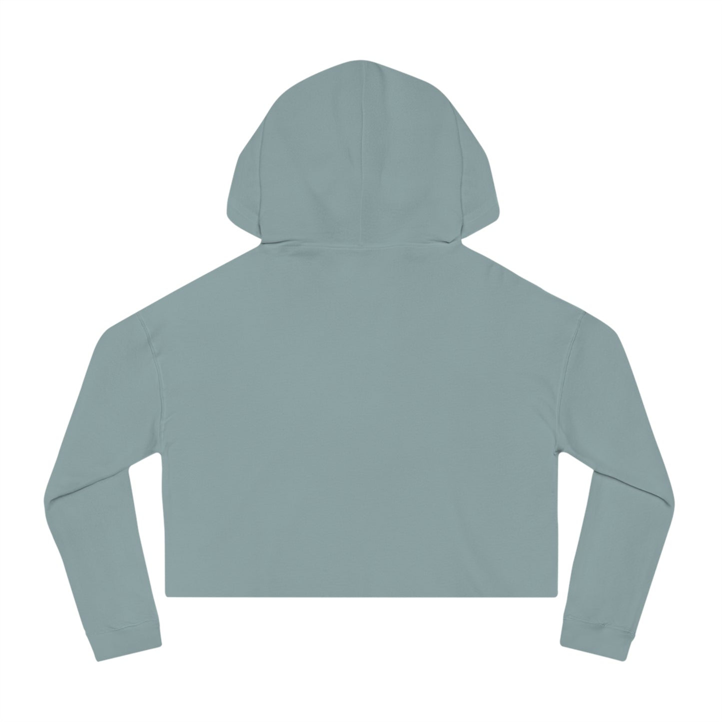 Cropped Hooded Sweatshirt - 'CULTURE' Graphic Tee for Trendy Women