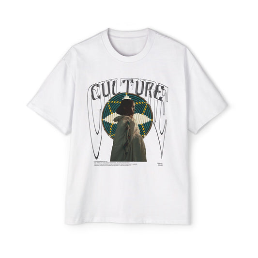 Men's Heavy Oversized Culture Tee - Bold Graphic Design